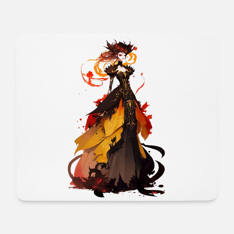 Dragon 1 - Mouse Pad (horizontal) - white