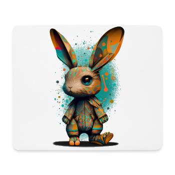 Buddy Bunny - Mousepad (Querformat) - Weiß - Vorne