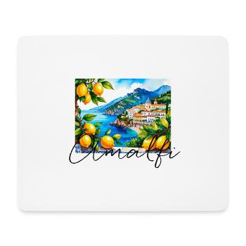 Amalfi, Lemons, Porcelain, Landscape, Lemon - Mouse Pad (horizontal) - white - Front