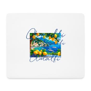 amalfi, lemons, porcelain, Italy, landscape - Mouse Pad (horizontal) - white - Front