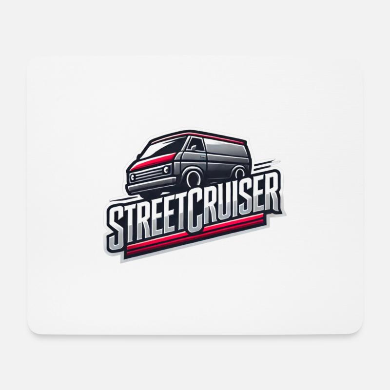 Entspannt unterwegs – Textilprodukte fürHelden - Mousepad (Querformat) - Weiß