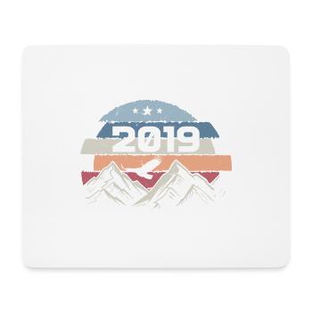 Original 2019 Jahrgang 2019 Geburtstag 2019 - Mousepad (Querformat) - Weiß - Vorne