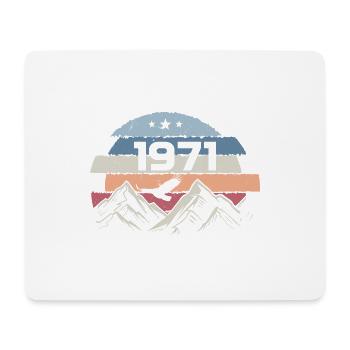 Original 1971 Vintage 1971 Birthday 1971 - Mouse Pad (horizontal) - white - Front