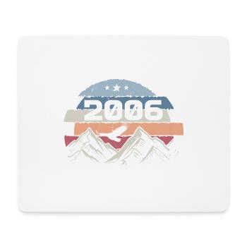 Original 2006 Jahrgang 2006 Geburtstag 2006 - Mousepad (Querformat) - Weiß - Vorne