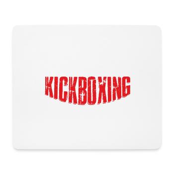 KICKBOXING - Mouse Pad (horizontal) - white - Front