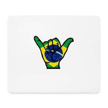 Hangloose, Brazilian Jiu-Jitsu, BJJ Shirt - Tapis de souris (format paysage) - blanc - Devant