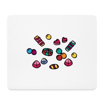 Bonbon Candy Halloween / Süßigkeiten / sweets - Mousepad (Querformat) - Weiß - Vorne