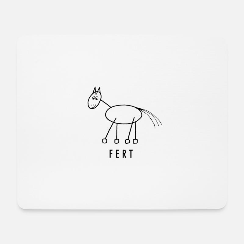 FERT® - Mousepad (Querformat) - Weiß