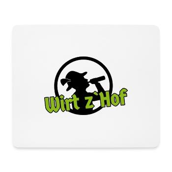 Wirt z'Hof - Mousepad (Querformat) - Weiß - Vorne