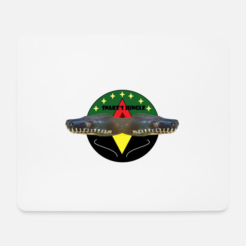 Snakes's Jungle - Mouse Pad (horizontal) - white