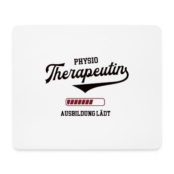 Physio Ausbildung Physiotherapeutin Therapeutin - Mousepad (Querformat) - Weiß - Vorne