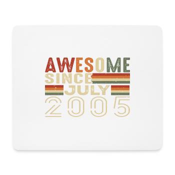 July 2005 Birthday Gift July 2005 Vintage - Mouse Pad (horizontal) - white - Front