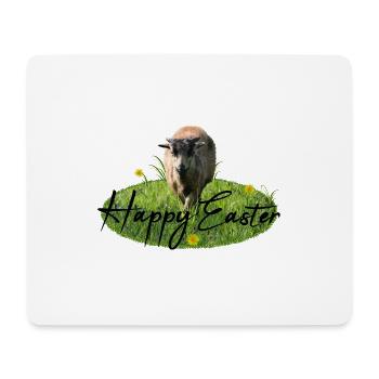 Pâques Joyeuses Pâques - Tapis de souris (format paysage) - blanc - Devant