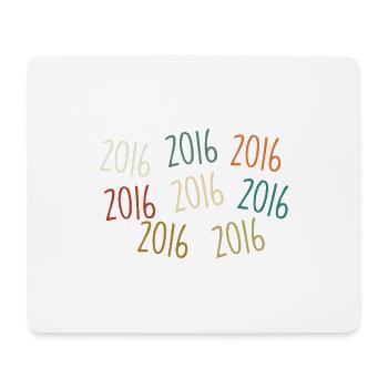 Année de naissance 2016 - légendaire depuis 2016 - Tapis de souris (format paysage) - blanc - Devant