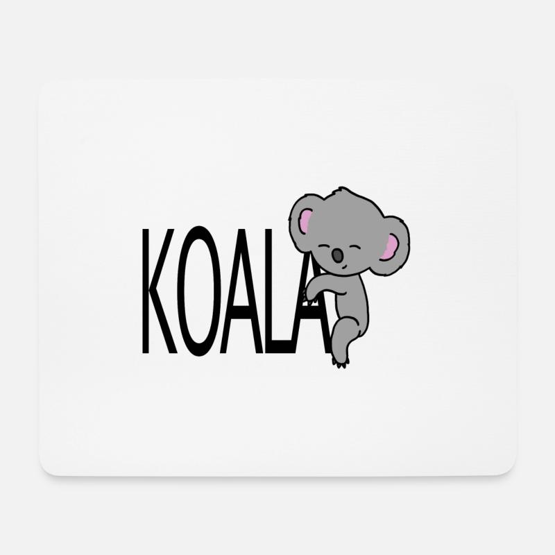 Koala - Mousepad (Querformat) - Weiß