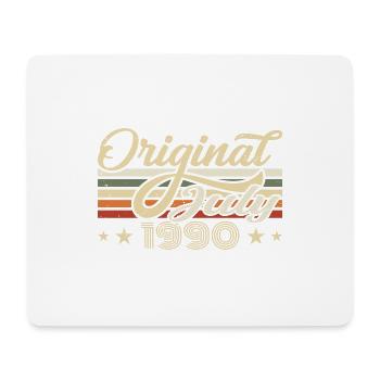 Geschenk 1990 Juli Geburtstag Geboren Im Juli 1990 - Mousepad (Querformat) - Weiß - Vorne