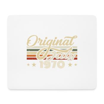 Cadeau Juillet 1970 Anniversaire Né En Juillet 1970 - Tapis de souris (format paysage) - blanc - Devant