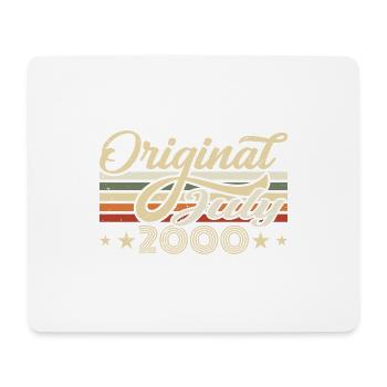 Geschenk 2000 Juli Geburtstag Geboren Im Juli 2000 - Mousepad (Querformat) - Weiß - Vorne