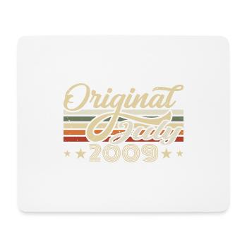 Geschenk 2009 Juli Geburtstag Geboren Im Juli 2009 - Mousepad (Querformat) - Weiß - Vorne