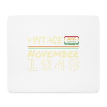 legendär seit November 1948 - November 1948 - Mousepad (Querformat) - Weiß - Vorne
