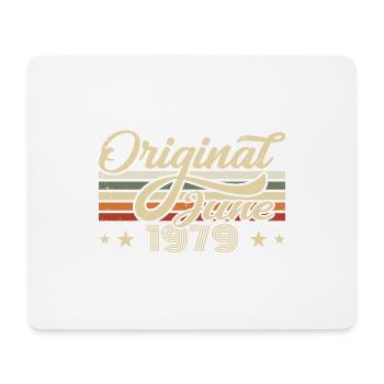June 1979 | Birthday 1979 Vintage June 1979 - Mouse Pad (horizontal) - white - Front