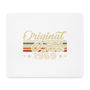 Juni 1969 | Geburtstag 1969 Jahrgang Juni 1969 - Mousepad (Querformat) - Weiß - Vorne