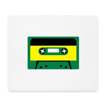 kassette - Mousepad (Querformat) - Weiß - Vorne