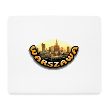 Warschau - Mousepad (Querformat) - Weiß - Vorne