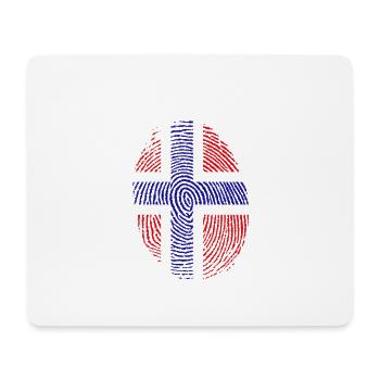 Tausche Arbeit gegen Norwegen Urlaub Geschenk - Mousepad (Querformat) - Weiß - Vorne