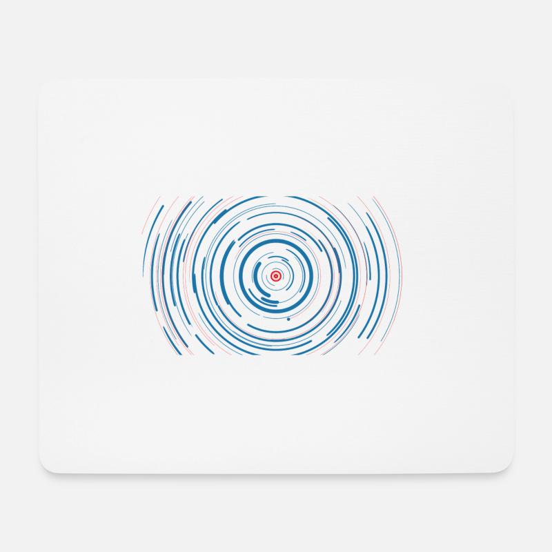 Schallplatte - Mousepad (Querformat) - Weiß