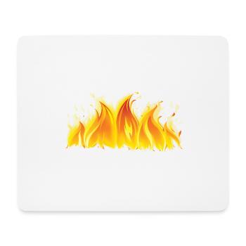 fire 2 - Tapis de souris (format paysage) - blanc - Devant
