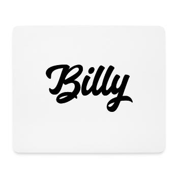 Billy benutzerdefinierte Text Geburtstagsname - Mousepad (Querformat) - Weiß - Vorne