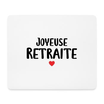 Joyeuse Retraite - Bonne Retraite - Retraite - Tapis de souris (format paysage) - blanc - Devant
