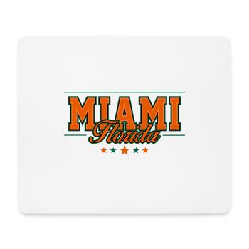 Miami - Tapis de souris (format paysage) - blanc - Devant