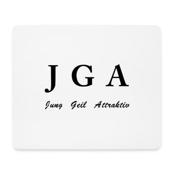 JGA, Junggesellenabschied Hochzeit Lustiger Spruch - Mousepad (Querformat) - Weiß - Vorne
