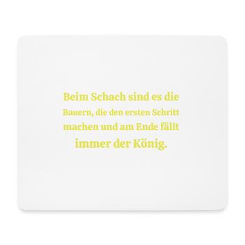 Peasant Protest King Falls - Mouse Pad (horizontal) - white - Front