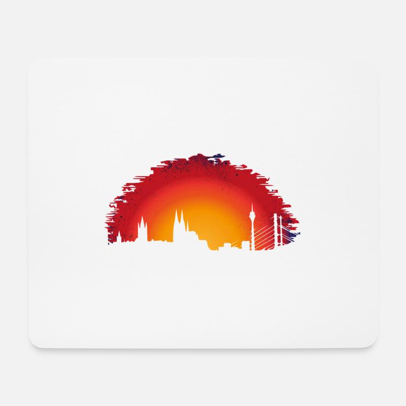 Köln - Mousepad (Querformat) - Weiß