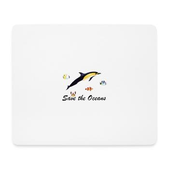 Save the Oceans - Mouse Pad (horizontal) - white - Front