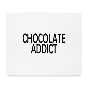 chocolate chocolate - Mouse Pad (horizontal) - white - Front