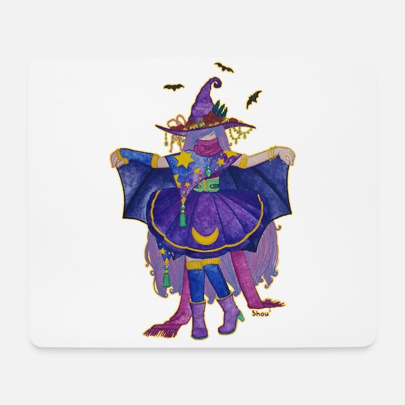 Bat Witch - Mouse Pad (horizontal) - white