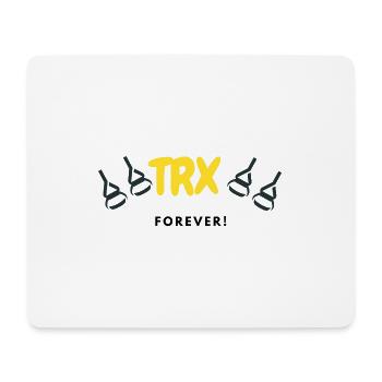 TRX Forever Gift Geschnkidee Machine d’entraînement - Tapis de souris (format paysage) - blanc - Devant