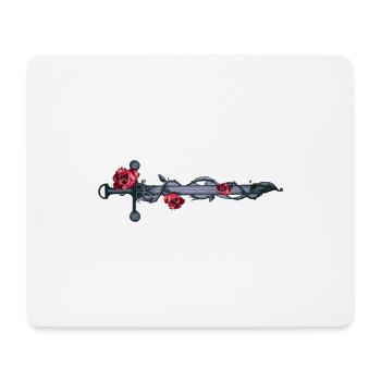 Medieval sword art - Mouse Pad (horizontal) - white - Front