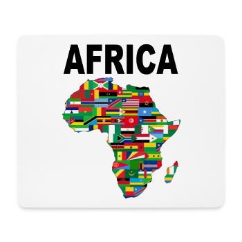 AFRIQUE - Tapis de souris (format paysage) - blanc - Devant