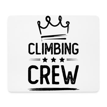 Climbing Crew - Mousepad (Querformat) - Weiß - Vorne