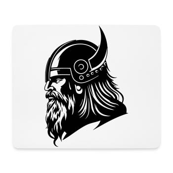 Guerrier viking Head Viking - Tapis de souris (format paysage) - blanc - Devant