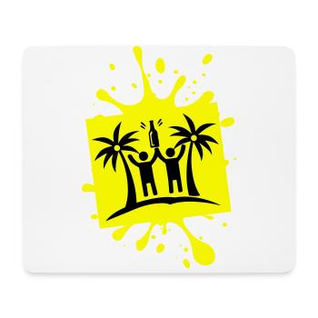L’équipe de la Palm Party - Tapis de souris (format paysage) - blanc - Devant