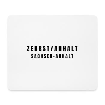 Zerbst/Anhalt Saxe-Anhalt - Tapis de souris (format paysage) - blanc - Devant