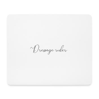 Dressage Rider - Mouse Pad (horizontal) - white - Front