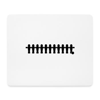 Kicker 11 - Mouse Pad (horizontal) - white - Front