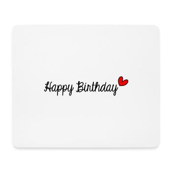 JAHRESTAG. ALLES GUTE ZUM GEBURTSTAG!. ALLES GUTE ZUM GEBURTSTAG!. - Mousepad (Querformat) - Weiß - Vorne